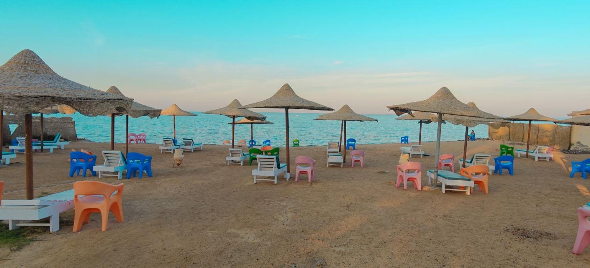 Casablanca Beach Direct Sea View Tow Bedroom Apartment Hurghada Værelse billede