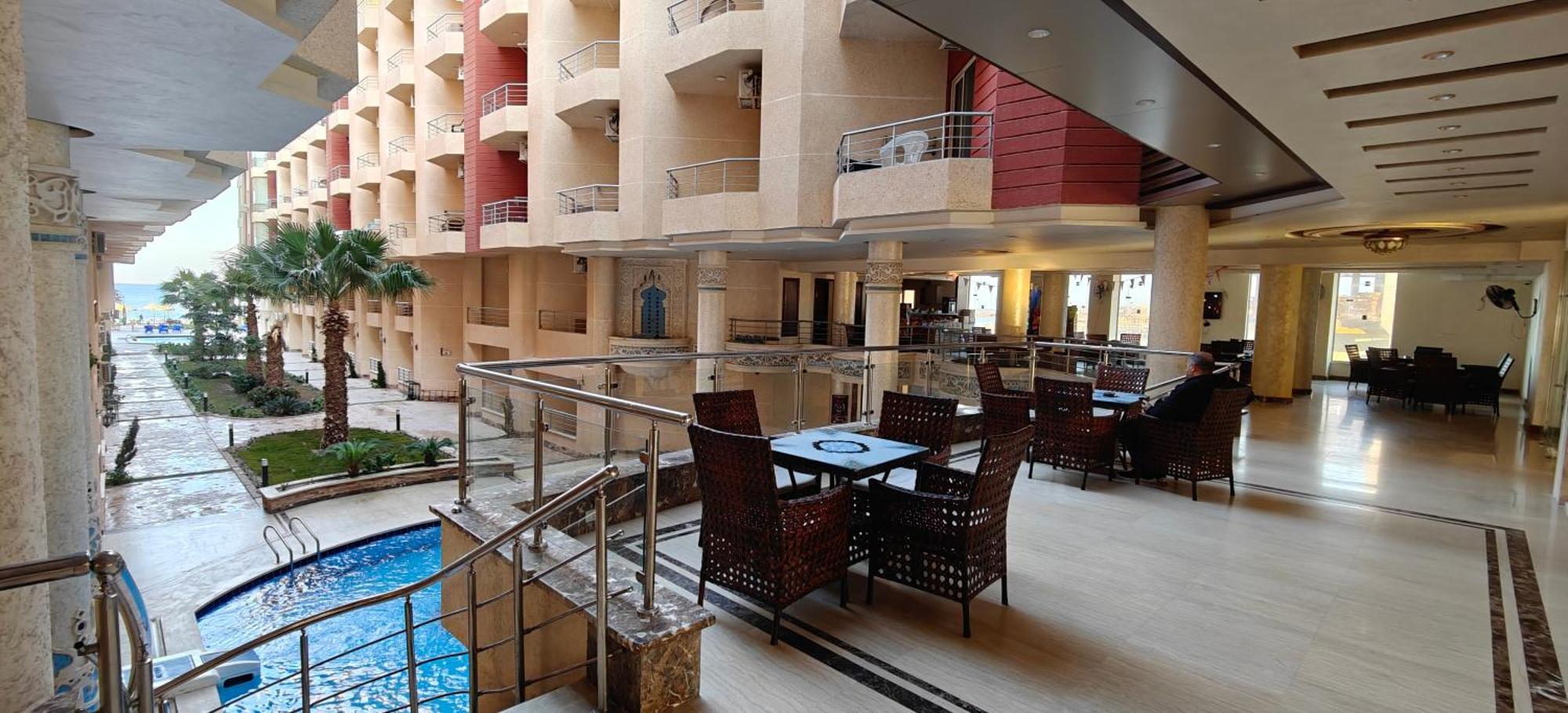 Casablanca Beach Direct Sea View Tow Bedroom Apartment Hurghada Værelse billede
