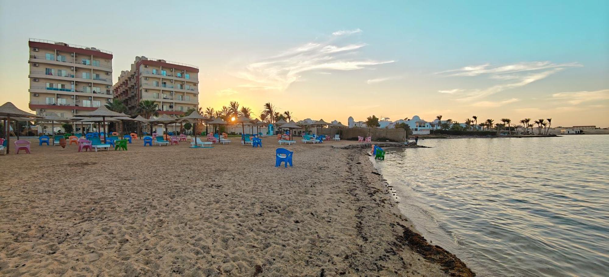 Casablanca Beach Direct Sea View Tow Bedroom Apartment Hurghada Værelse billede